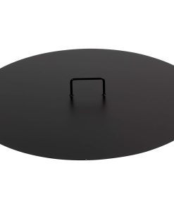 Abdeckung Feuer- und Grillkugel 80cm, schwarz