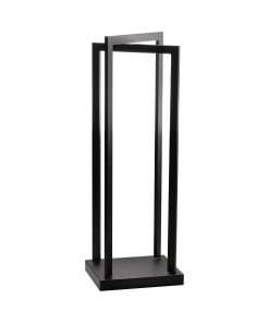 Kaminholzregal Twin Tower, Stahl, schwarz