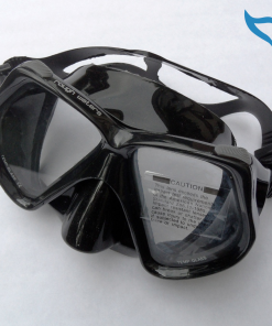 2-Fenster TaucherMaske Atlantic Rough Waters RW schwarz TauchMaske black Maske N